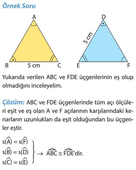 geometri eşlik ve benzerlik